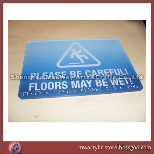 Smooth Appearance Well Polished Acrylic/Lucite/Perspex/Plexiglass Logo